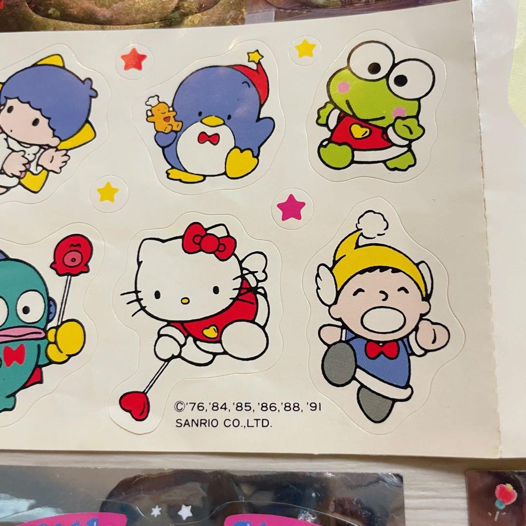 希少】1990年 サンリオ キャラクター キキララ ステッカー シール
