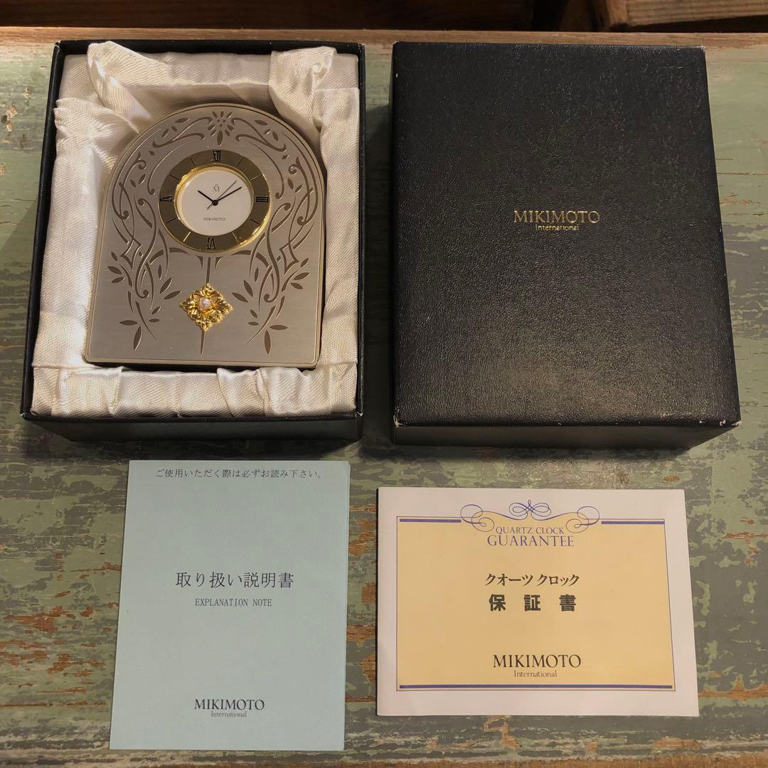 MIKIMOTO ミキモト 真珠付置時計 アーチ型 - メルカリ
