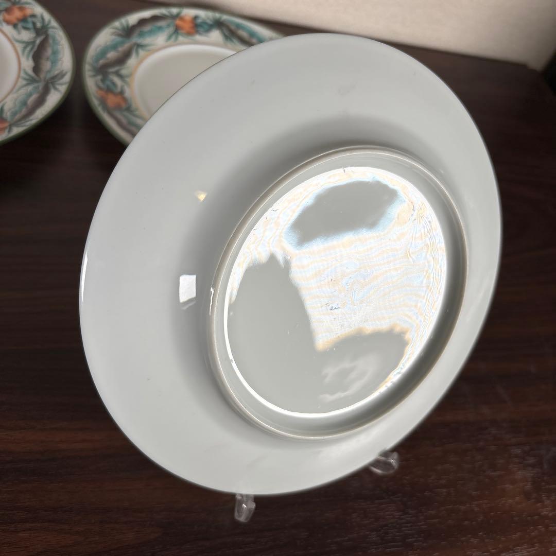 未使用】Limoges Site Corot 手描きプレート 19cm 4枚