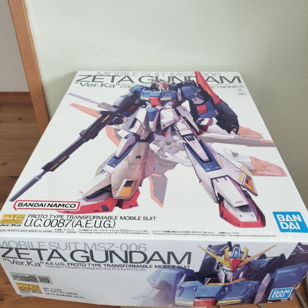 MG 1/100 ZガンダムVer.Ka プラモデル ※空き箱のみ ゼータ - メルカリ