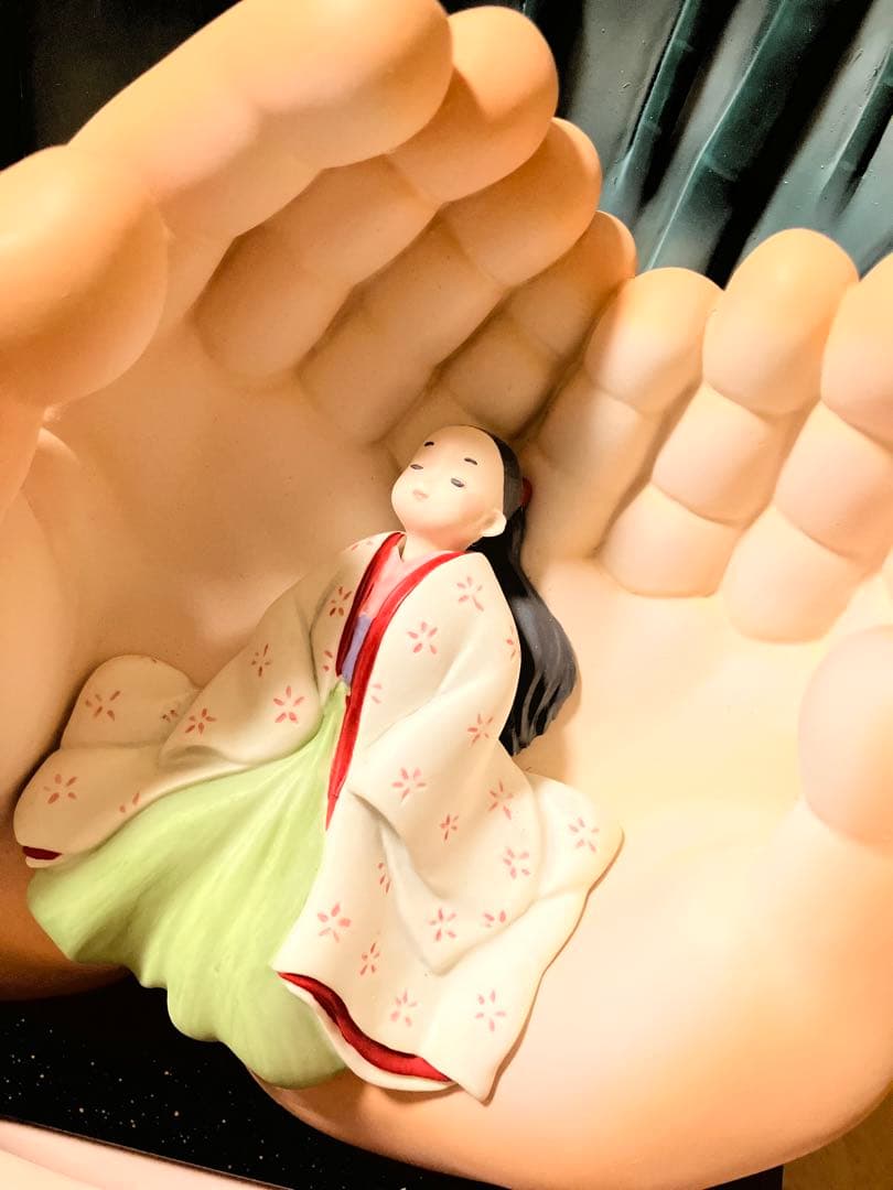 <非売品>スタジオジブリ　かぐや姫の物語　フィギュアオブジェ　高畑勲　宮崎駿 非売品>スタジオジブリ かぐや姫の物語 フィギュアオブジェ 高畑勲