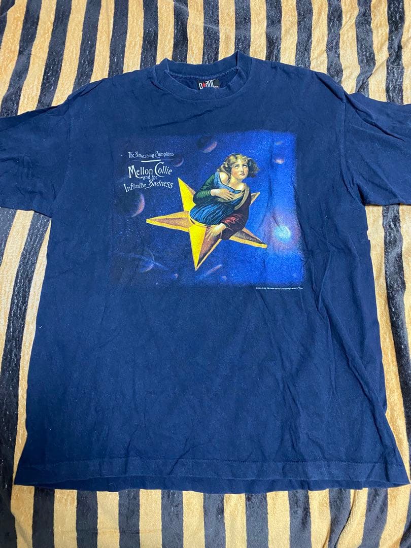 今週で出品終了します！スマッシングパンプキンズ　1996年　GIANT xl Smashing Pumpkins スマッシングパンプキンズ ロンT 長袖 Tシャツ