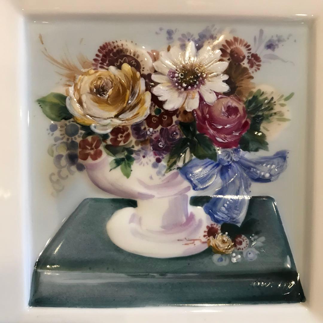 未使用美品】マイセン 卓上の花束 H・ブレチュナイダー 陶板画 - メルカリ