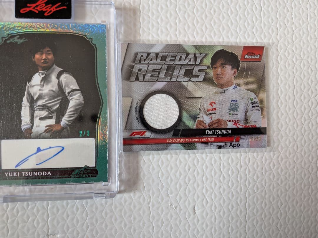 角田裕毅 レリックカード Topps Finest 99枚限定 直筆サイン - メルカリ