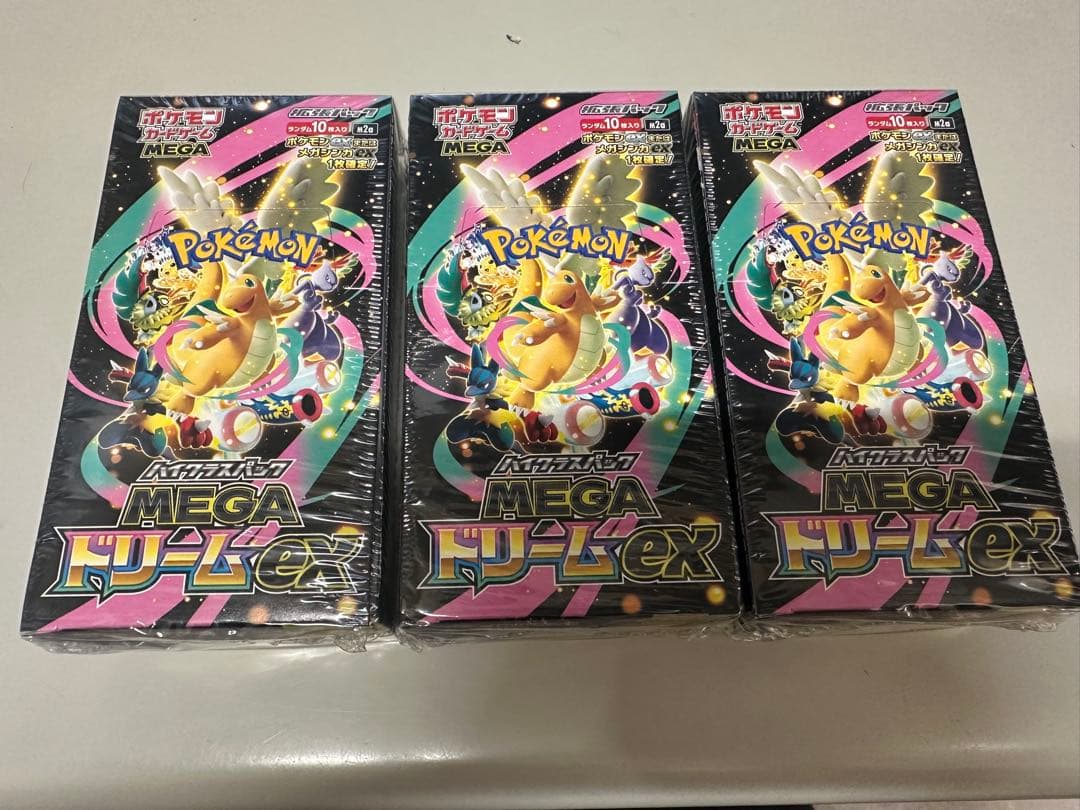 ポケモンカード MEGAドリームex 3BOXシュリンク付き - メルカリ