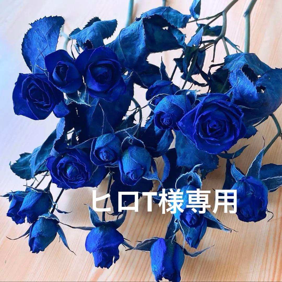 ドライフラワー❇️染めミニバラ❣️ロイヤルブルーᕷ*.° - メルカリ