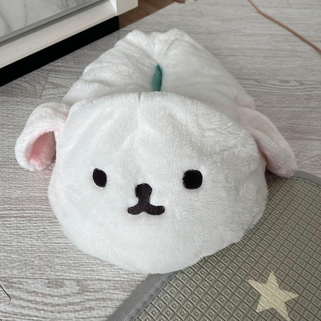 もふたんず ティッシュカバー mofusand ぬいぐるみティッシュカバー (茶しまの顔アップ) | mofusand