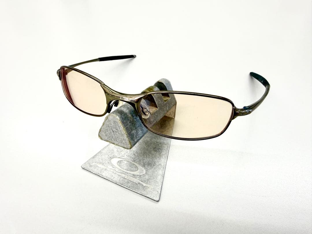 Oakley オプサルミック　スクエアワイヤー　ガンメタ Square Wire™ Prizm Tungsten Polarized Lenses, Tungsten Frame