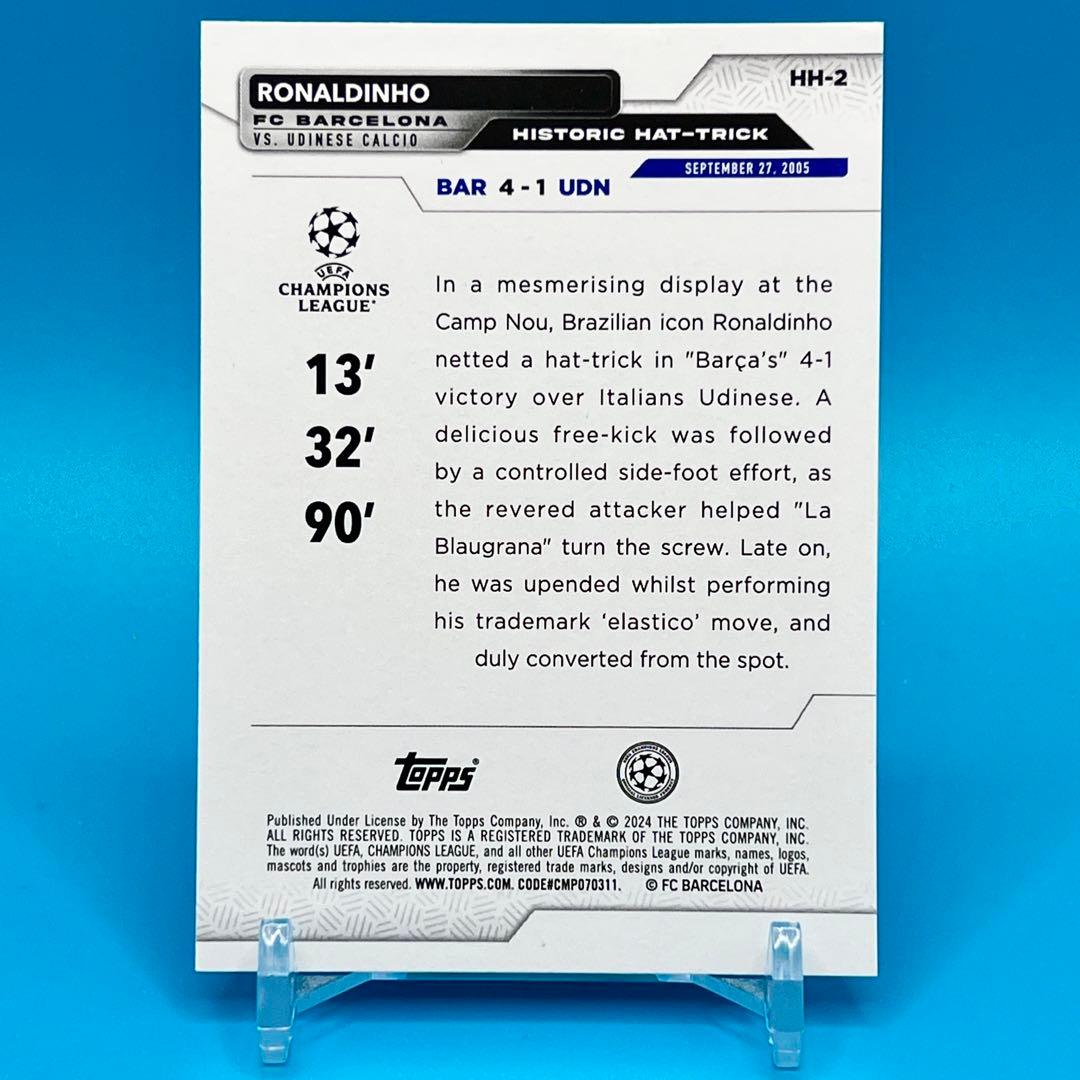 23-24 Topps RONALDINHO ロナウジーニョ インサートカード - メルカリ