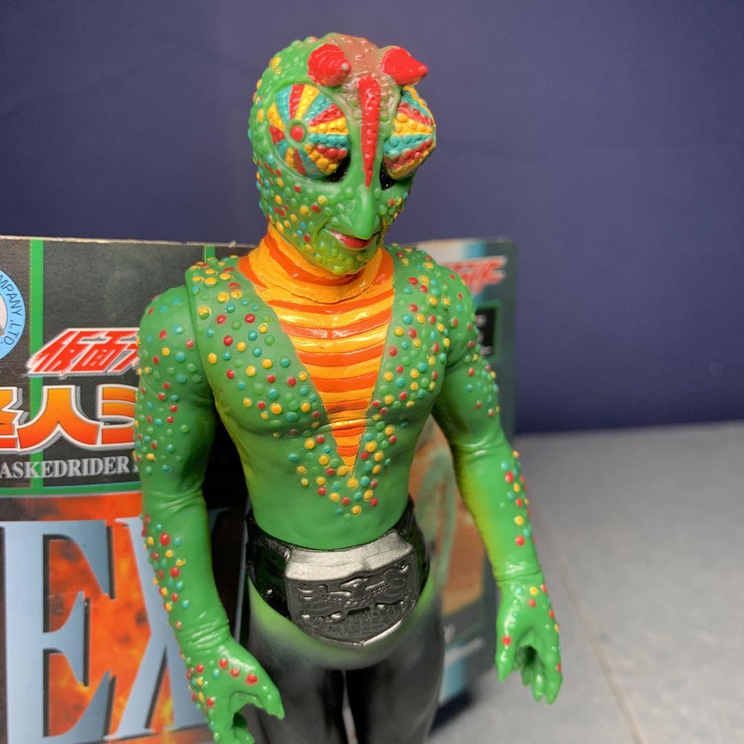 仮面ライダー 怪人シリーズEX 死神カメレオン ソフビ バンダイ - メルカリ