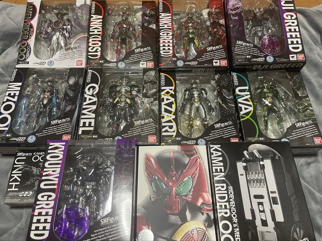 S.H.フィギュアーツ 仮面ライダーオーズ グリードセット 他 Let's take a look back at the six Figuarts Greed figures! ☆ With