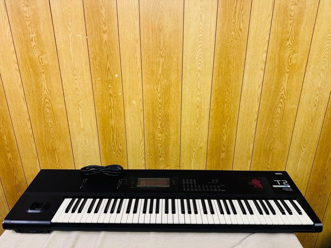 KORG T2 ミュージックワークステーション シンセサイザー コルグ 動作品 KORG T2 コルグ シンセサイザー ワークステーション 76鍵盤