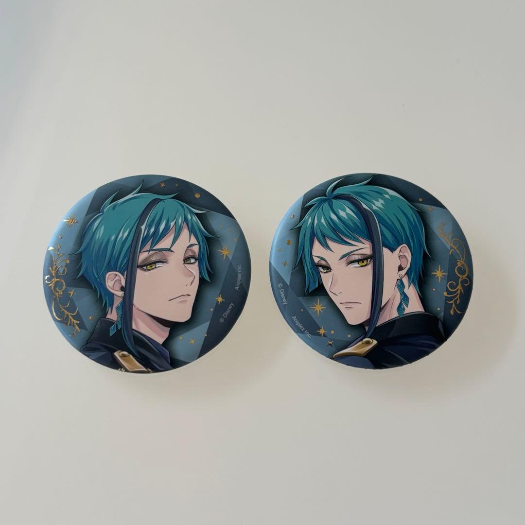 ツイステ ブレイジングジュエル ジェイド フロイド 缶バッジ セット