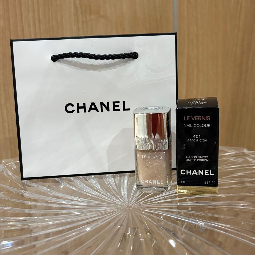 新品未使♡CHANEL シャネル ヴェルニ 401 ビーチアイコン - メルカリ