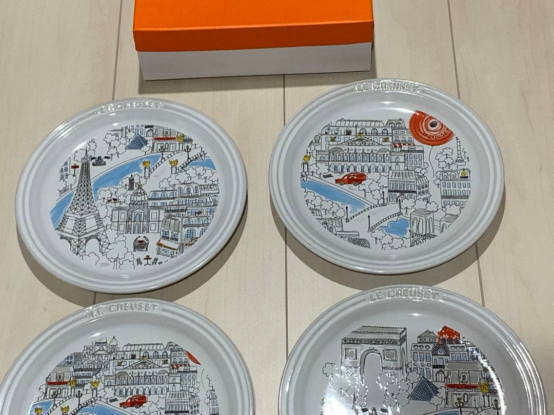 ル・クルーゼ プレート4枚セット パリシリーズ 新品未使用 - メルカリ