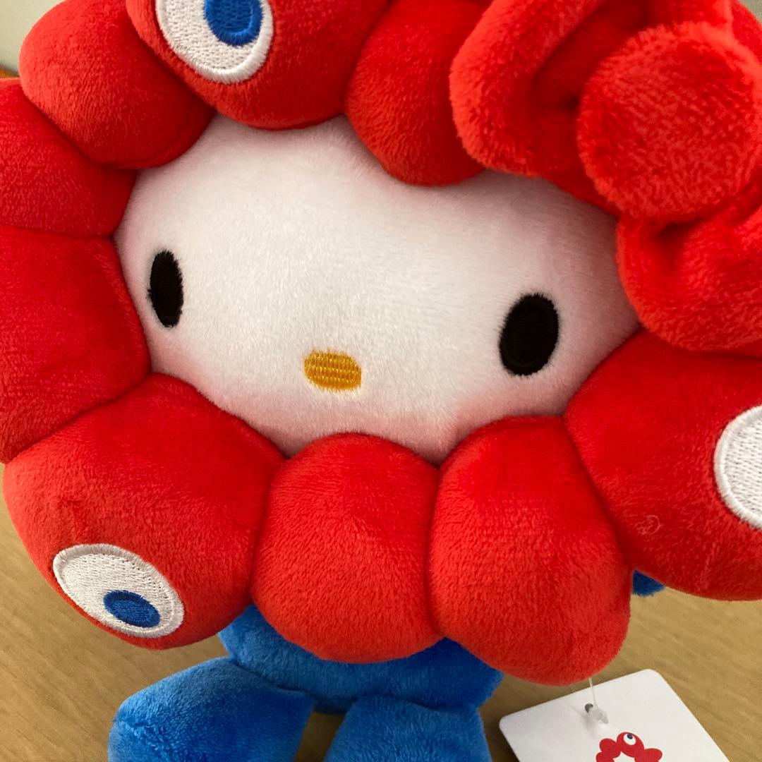 EXPO2025サンリオ ミャクミャク ぬいぐるみ M キティ ハローキティ EXPO2025 ミャクミャク なりきりぬいぐるみM - Meccha Japan