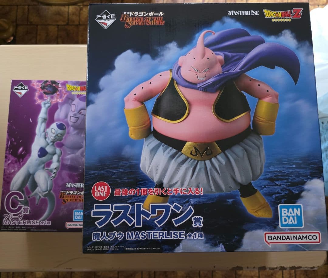 ドラゴンボール一番くじ ラストワン賞魔人ブウ+C賞フリーザMASTERLISE