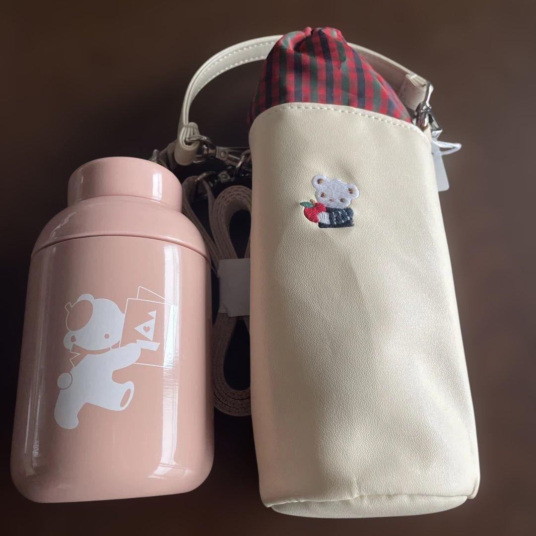 ファミリア　ステンレスボトル290mlノベルティ＆ボトルホルダー ファミちゃんグッズで水分補給♪｜ファミリアファミリア芦屋モンテ