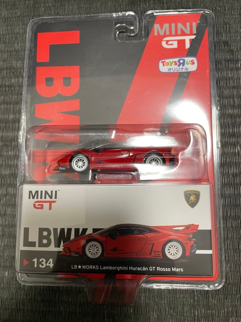 トイザらス MINI GT 141 LBWK ランボルギーニ ウラカン GT 1/64 ランボルギーニ ウラカン LB☆WORKS GT GRAVITY(右ハンドル)[MINI