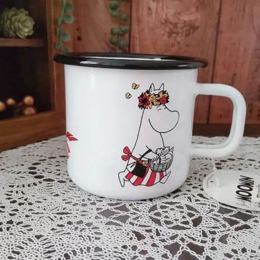新品　ムーミン ホーローマグ　370ml　ムーミンママ MOOMIN ムーミン ホーローマグ(370ml) ムーミンママ Muurla社 ムールラ