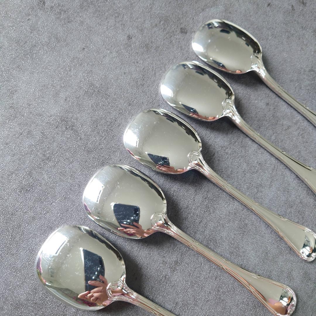 希少 美品 クリストフル リュバン アイスクリームスプーン 5点 - メルカリ