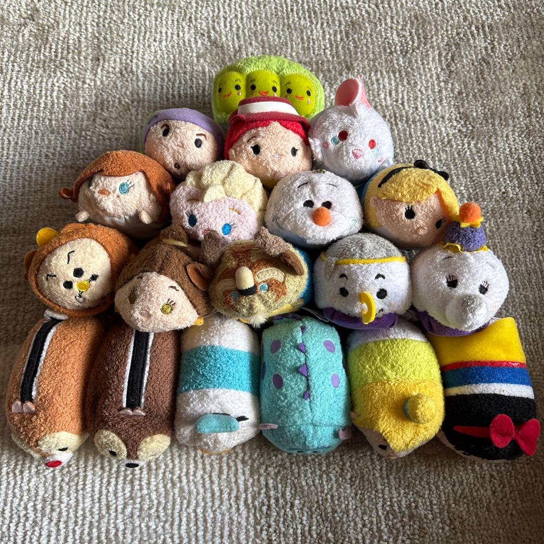 初期】ディズニー ツムツム ぬいぐるみ 19体セット - メルカリ
