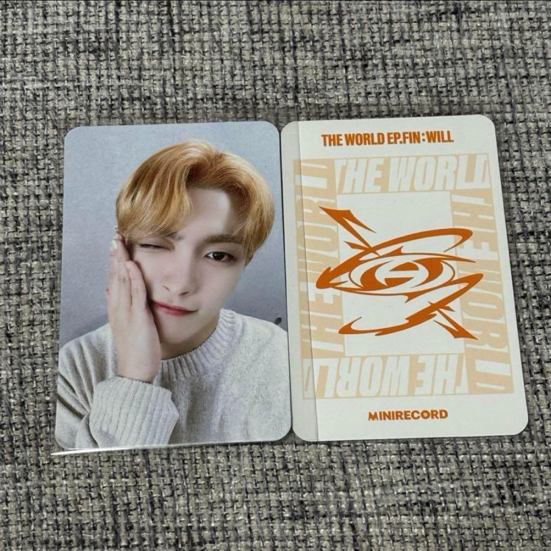 ATEEZ WILL minirecord ラキドロ トレカ ホンジュン - メルカリ