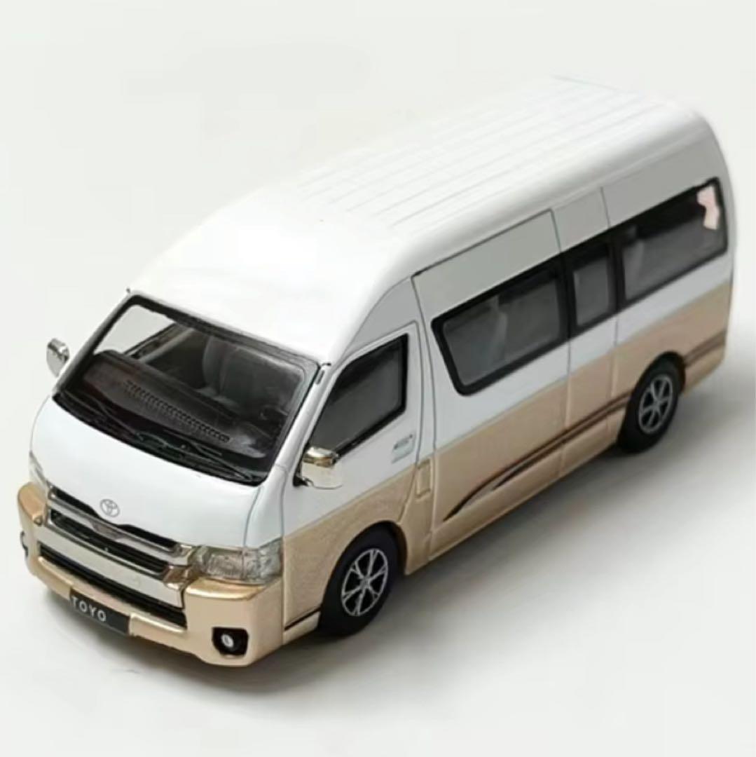 MASSDI 1/64 トヨタ ハイエース ワゴン H200 白 金 ホワイト - メルカリ