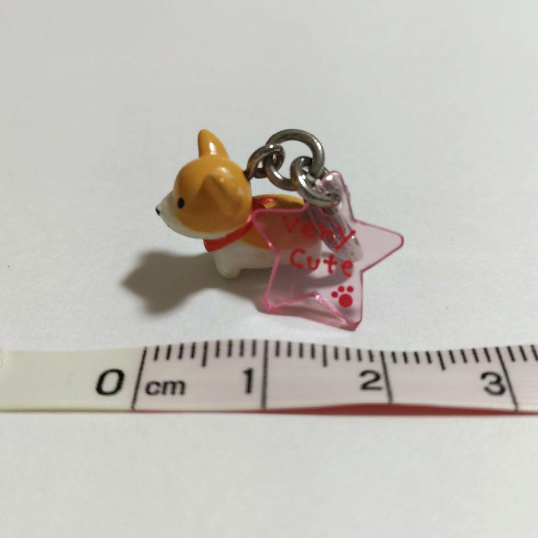 当時物】わんわんわんこ ファスナーホルダー コーギー チャーム 平成