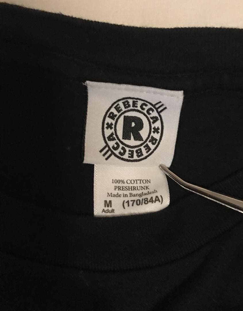 レベッカ REBECCA Tシャツ 黒 Mサイズ Maybe Tomorrow - メルカリ