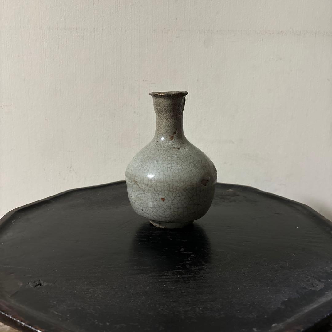 李朝白磁徳利 骨董 韓国骨董 アンティーク 古道具 白洲正子 秦秀雄