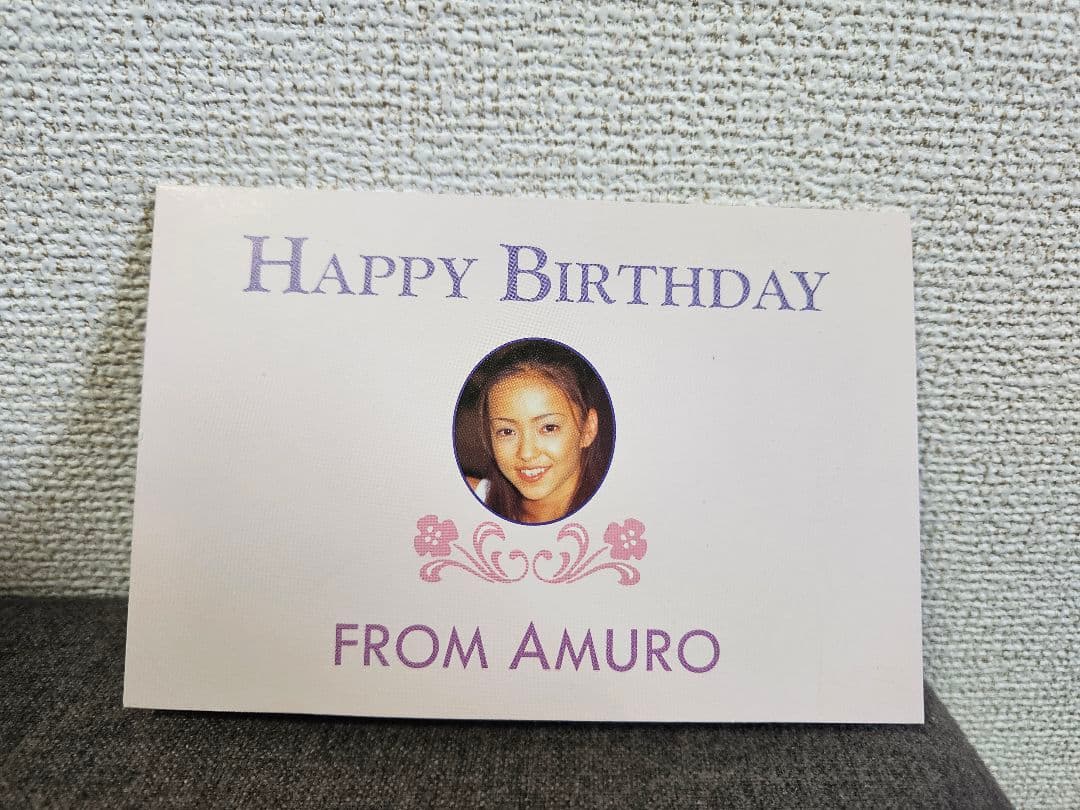 安室奈美恵 誕生日 カード ファンクラブ レア - メルカリ