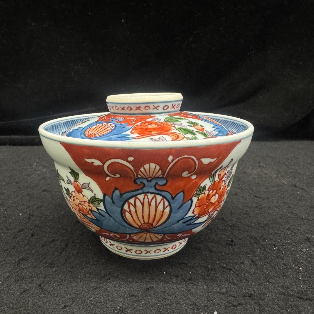 古伊万里焼き 明治時代 茶碗 金色 シックエレガント 希少 9点セット