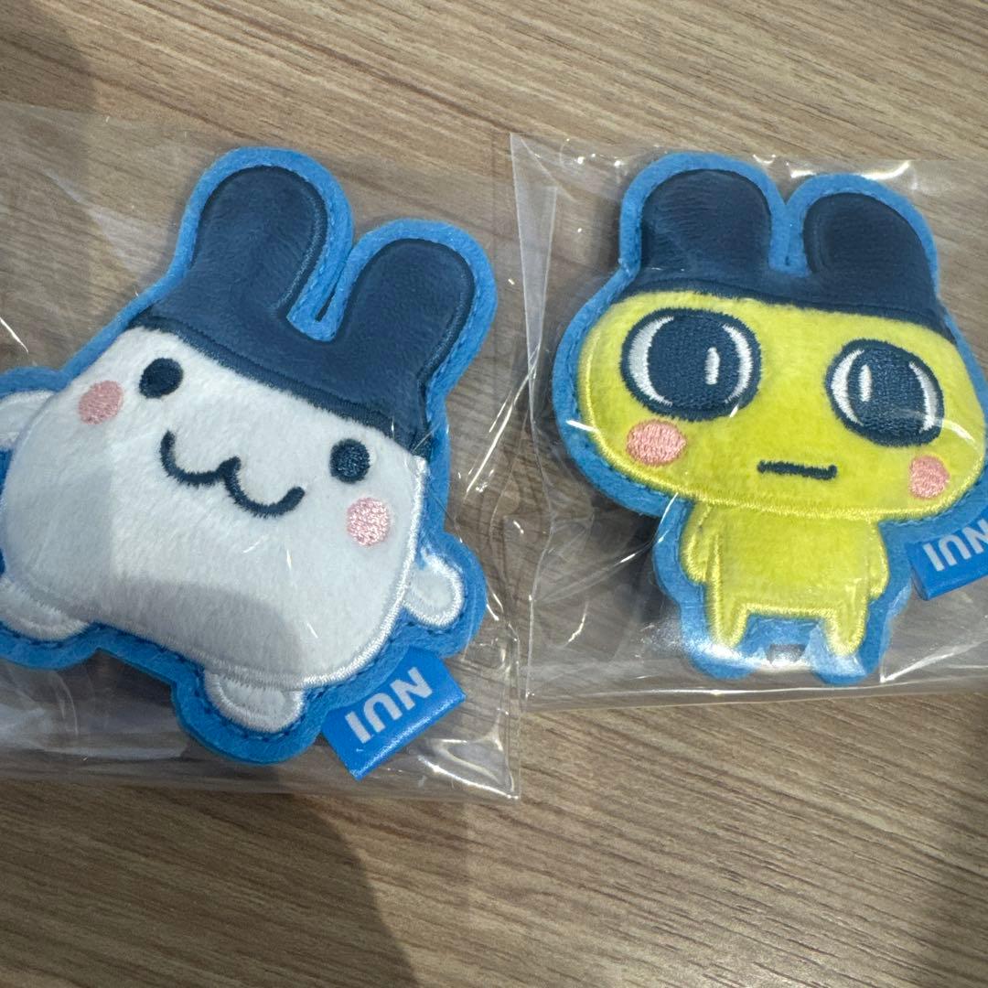 まめっち みみっち たまごっち ぷっくりかわいいアップリケバッジ ぬい