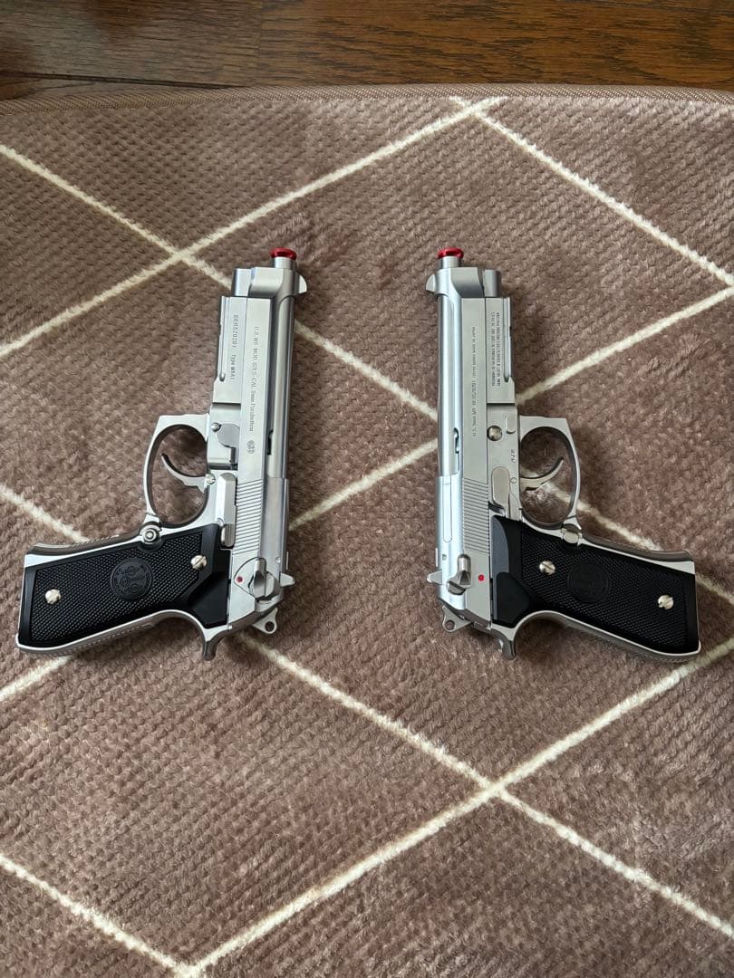 希少！絶版品 東京マルイ M9A1ステンレスモデル二丁セット 木目調