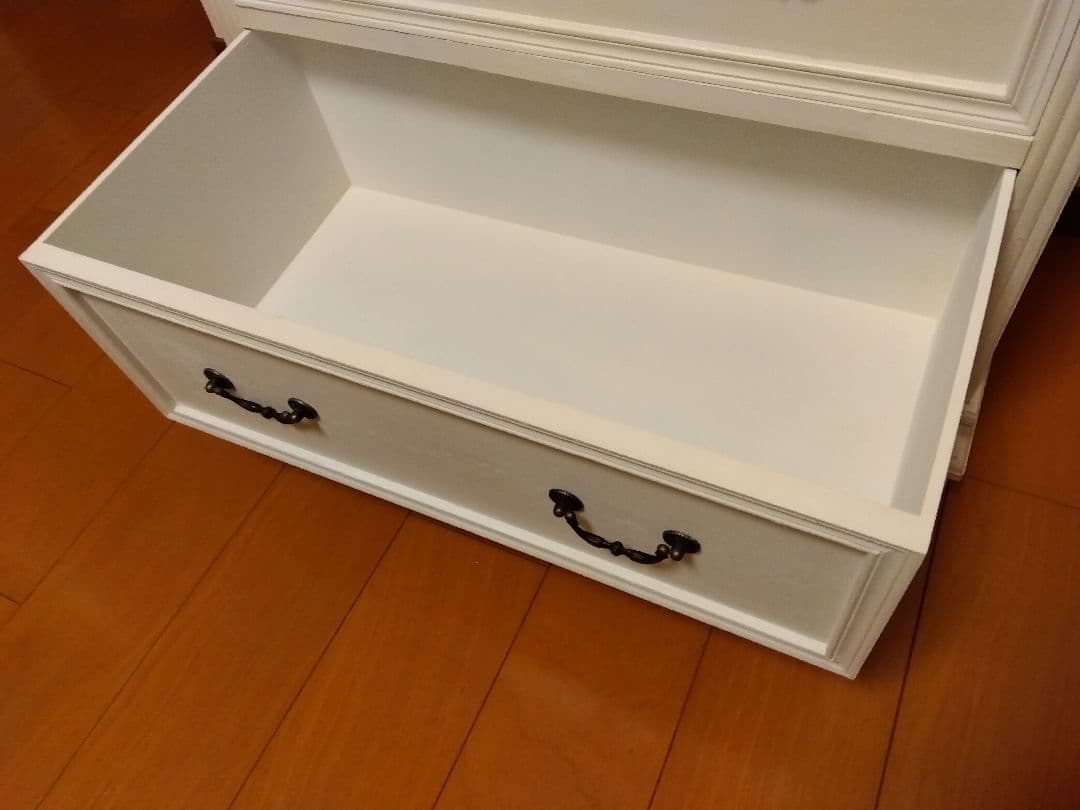 ☆フレンチ風☆木製チェスト☆ドロワー☆収納☆白色☆ - メルカリ