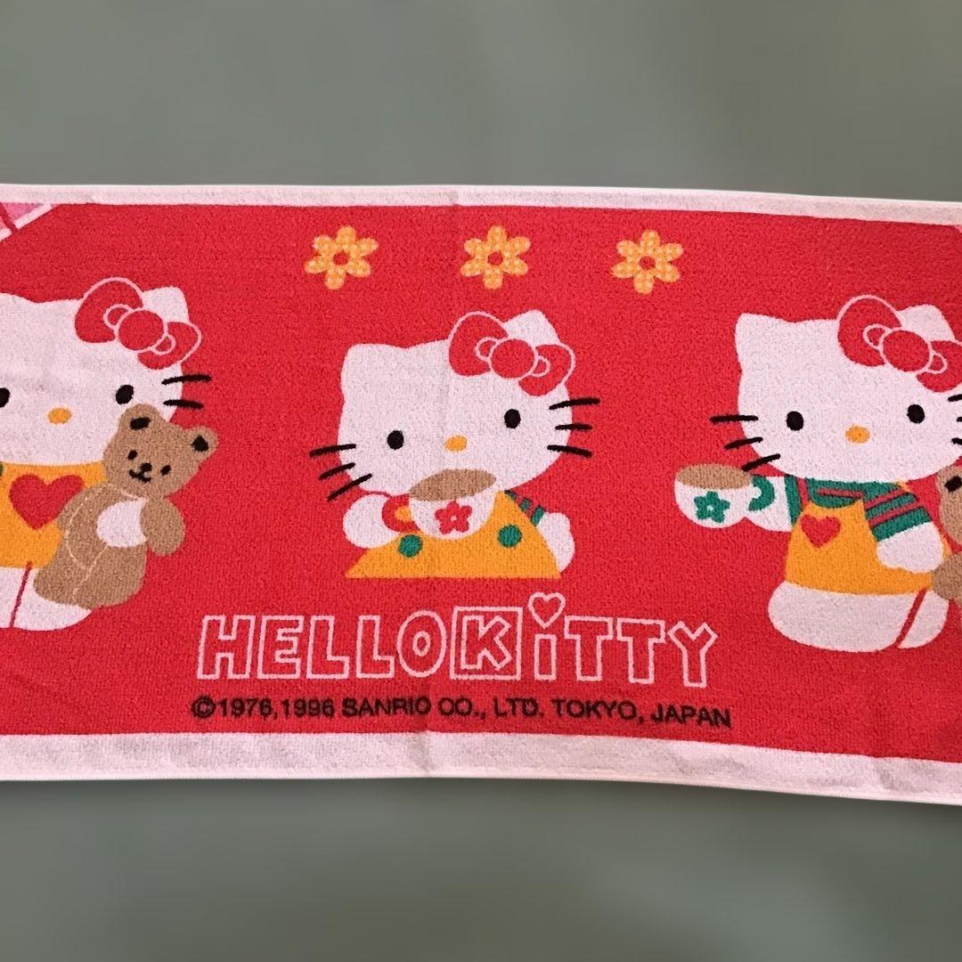 HELLO KITTY フェイスタオル 1996年製 サンリオ レトロ - メルカリ
