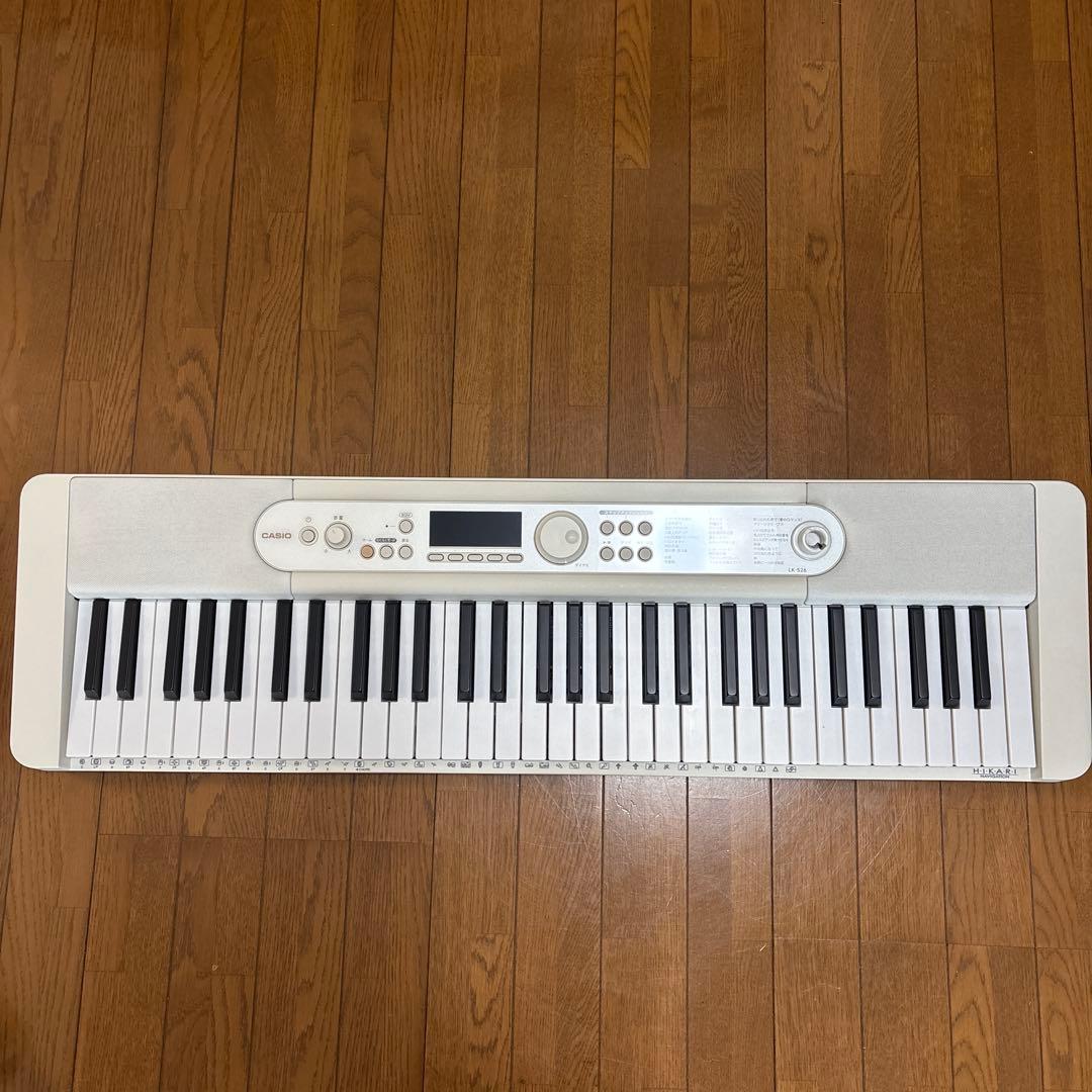 カシオキーボード　ＬＫ-526 動作確認済み CASIO (カシオ) キーボード Casiotone LK-526 2022年製 付属品完備