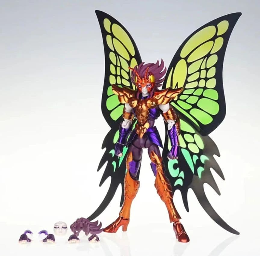 聖闘士星矢聖闘士聖衣神話 サイズ地妖星パピヨンミュー原作カラー