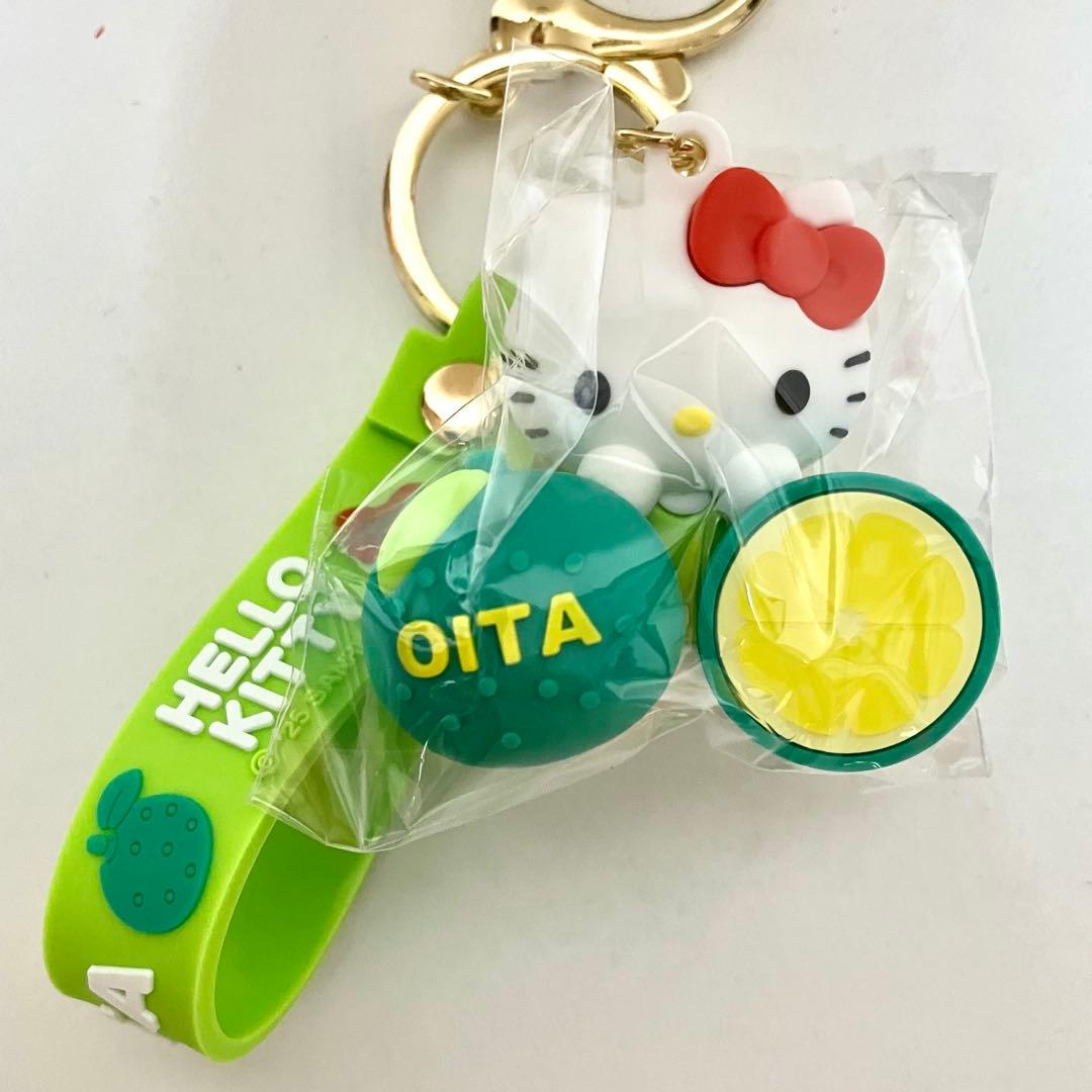 大分限定】キティちゃんキーホルダー カボス サンリオコラボ ご当地