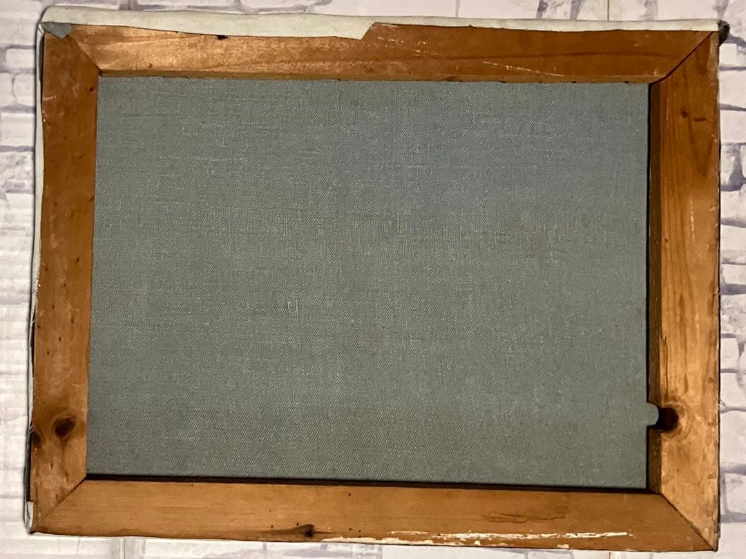 ビンテージ品☆KN作・風景画・肉筆の油彩画 - メルカリ