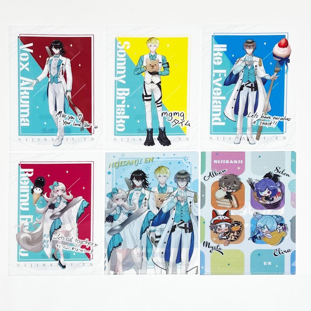 □ファミリーマート限定NIJISANJI EN/にじさんじクリアファイル全6種