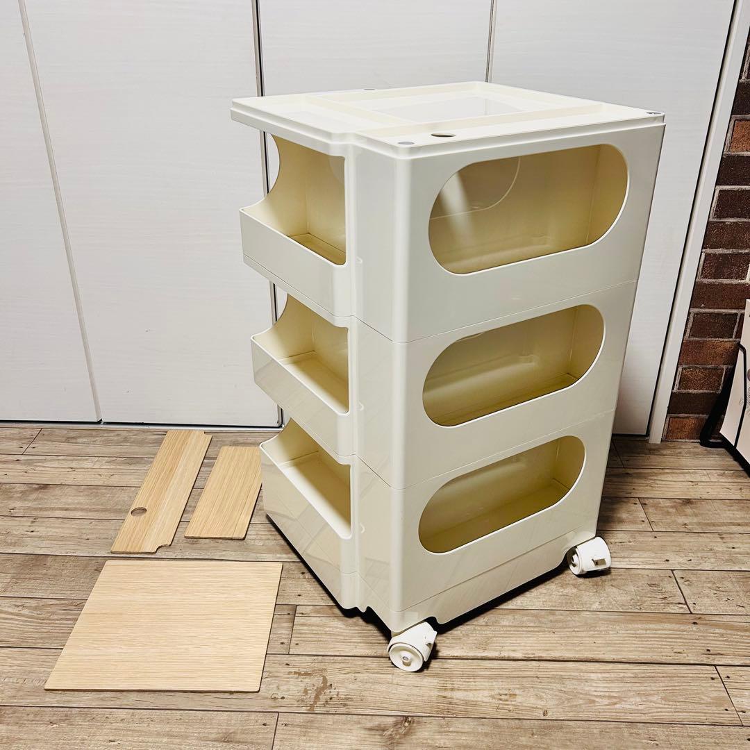 【ウッドトレイ付 美品】ボビーワゴン リプロダクト品 Boby Wagon/ボビーワゴン専用ウッドトレイ 通販 - ディノス