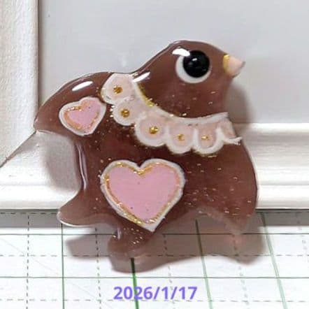 千鳥　レジンヘアゴム　チョコクッキー レジンでチョコ風ヘアゴムの作り方[フェイクスイーツアクセサリー