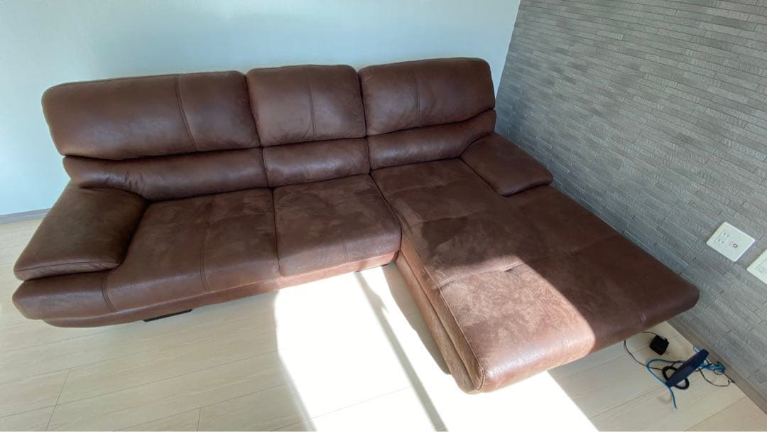 Relaxform メーダ レザーテックスカウチソファ S カカオ RELAX FORM（リラックスフォーム） 関家具 公式店 カウチソファー