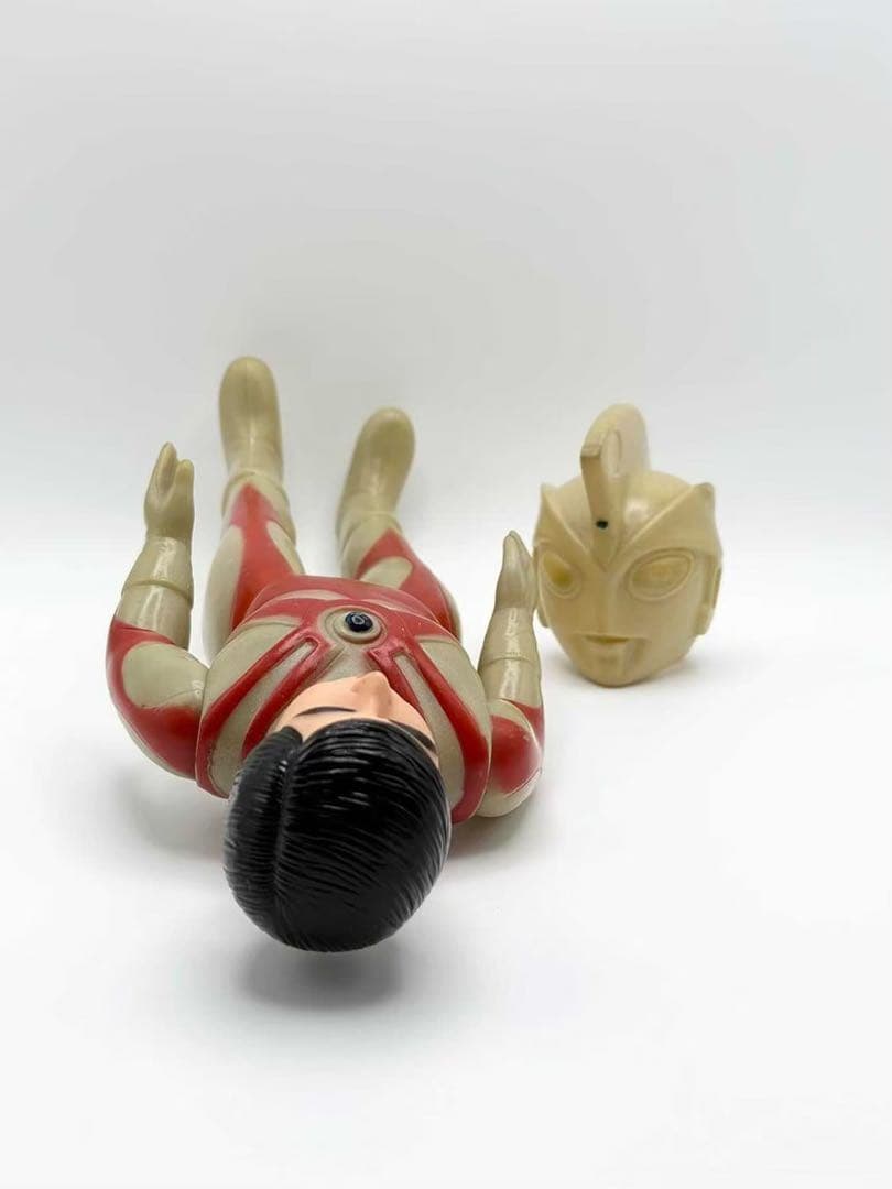 ブルマァク製 ウルトラマン ウルトラ怪獣 希少品 全高32cm 当時物 面取