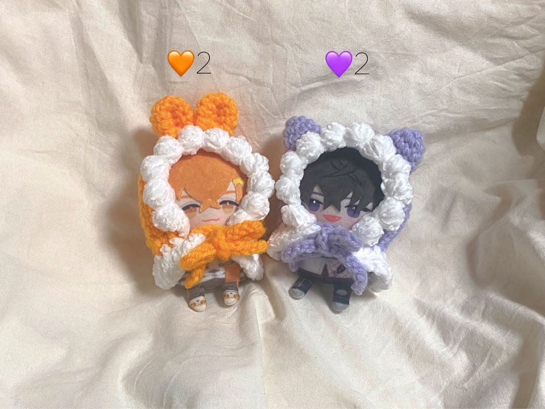 ぬい服 10cm にじぱぺっと 編み物 オーダーページ - メルカリ