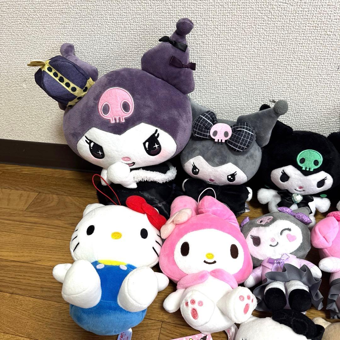 サンリオ☆キティ＆クロミ＆マイメロ等☆ぬいぐるみ☆18点 - メルカリ