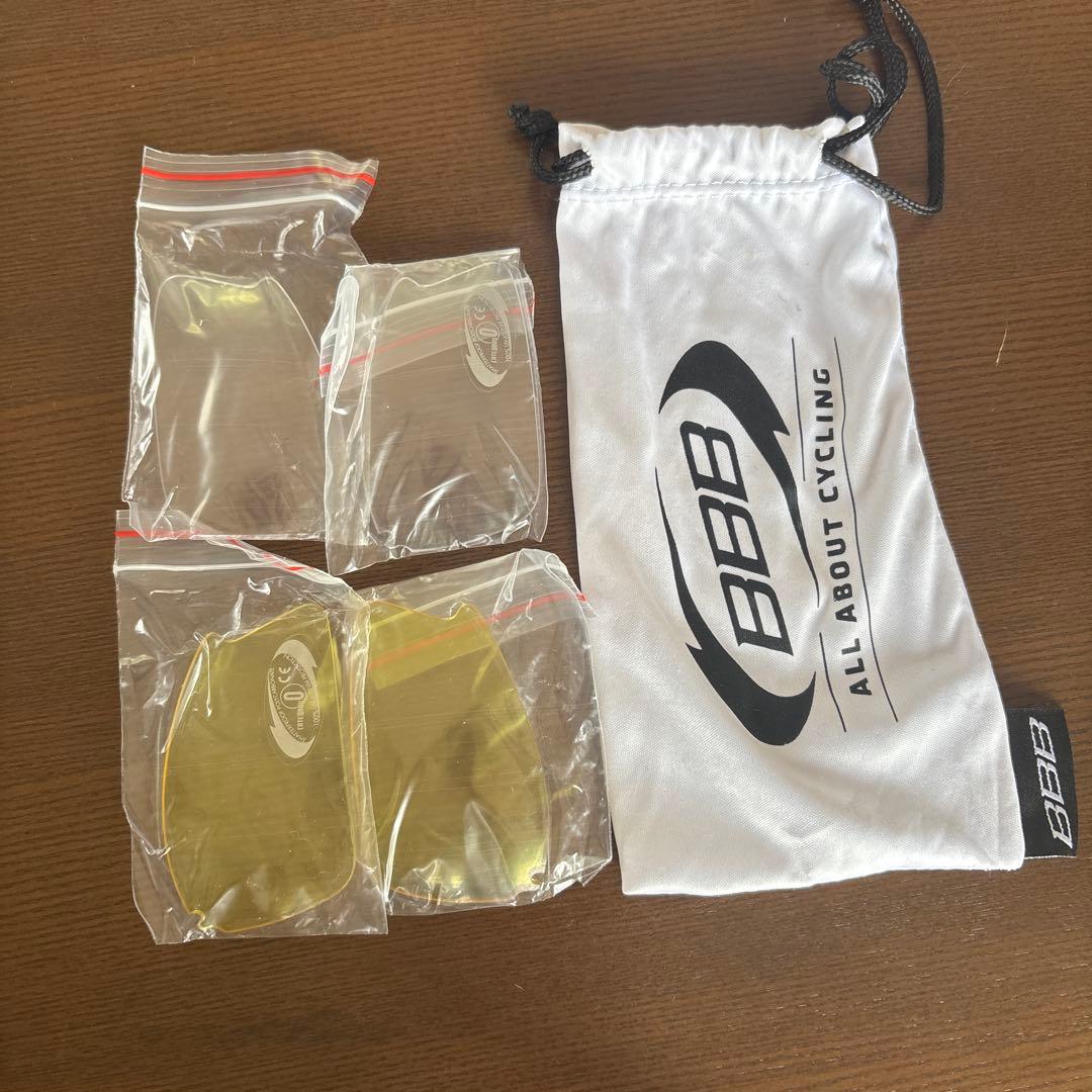 BBB スポーツサングラス 近視レンズが入ってる状態ですのでレンズ交換
