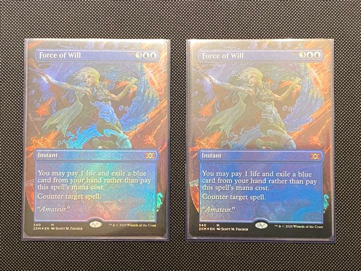 【2XM】意志の力/Force of Will【Foil】2枚セット フルアート)意志の力/Force of Will《日本語》【2XM】